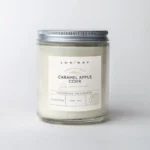 Caramel Apple Cider Scented Soy Candle | Lux Candles