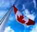 A vibrant image of the Canadian flag waving in the breeze, symbolizing pride and unity.