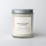 Egyptian Amber & Lavender Scented Soy Candle | Lux Candles