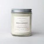 Mocha Espresso Scented Soy Candle | Lux Candles