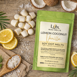 Lemon Coconut Vanilla soy wax melt dots category image